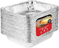 9x13 Aluminum Pans (40 Pack) - Disposable and Recyclable Foil Trays - Half Size Steam Table Deep Pans - Tin