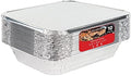 9x13 Aluminum Trays with Lids (10 Pack) - Disposable Half Size Deep Pans for Cooking, Storage, BBQ, Grilling