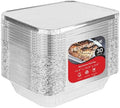 9x13 Disposable Aluminum Pans with Lids, 30 Pack