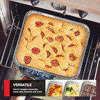 9x13 Disposable Aluminum Pans with Lids, 30 Pack, alternate view 6