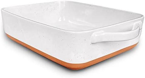 9x13in Porcelain Baking Dish - Oven to Table, Freezer Safe in Vanilla White