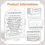 A Little Hug From Heaven, Memory Table Sign for Wedding, White Arch Acrylic Ceremony and Reception Decor, alternate view 3