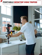 A200 Round Base Monopod 22" Desktop Mini Tripod, alternate view 4