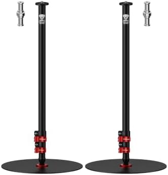 A300 Round Base Monopod Light Stand 60" 2 Pack in Black