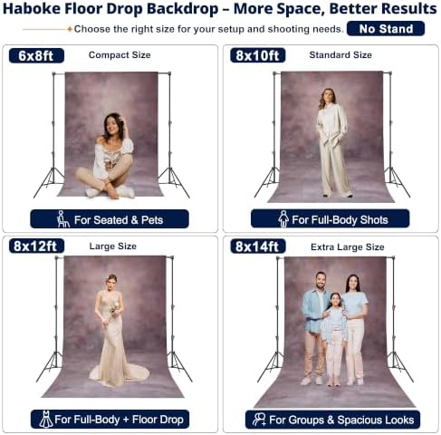 Abstract Photography Backdrop for Photoshoot 8x10, Purple, No Stand, alternate view 3