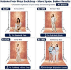 Abstract Photography Backdrop for Photoshoot 8x10ft, Brick Red, No Stand in 8x10ft, alternate view 2