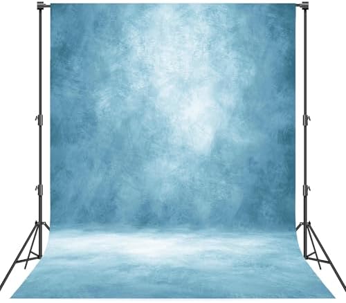 Abstract Photography Backdrop for Photoshoot 8x10ft, Light Blue, No Stand in 8x10ft in Light Blue