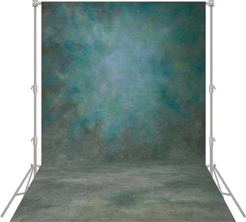 Abstract Photography Backdrop for Photoshoot 8x12, Green, No Stand in Green