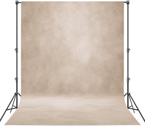 Abstract Photography Backdrop for Photoshoot 8x12ft, Beige, No Stand in 8x12ft in Beige