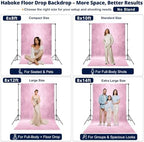 Abstract Photography Backdrop for Photoshoot 8x12ft, Light Pink, No Stand in 8x12ft in Light Pink, alternate view 3