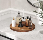 Acacia Wood Serving Tray,11.8 Inch Decorative Trays, Home Decor in Brown, alternate view 2