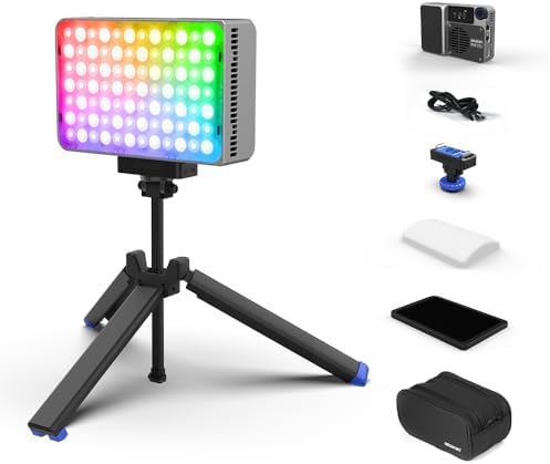 Ace 25c Kit RGB Pocket LED Light On Camera Light Silver