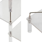 Acrylic 3-Tier Riser Display Shelf for Figurines, Desserts Holder, Collections Organizer and Cosmetic Items, alternate view 7