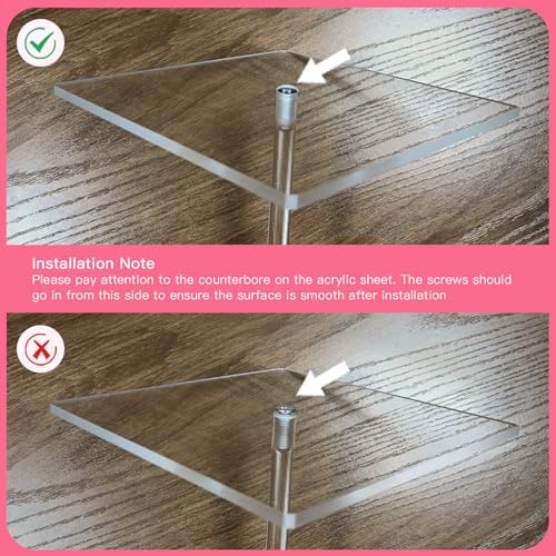 Acrylic Balloon Stand for Table Centerpiece, Adjustable 4-Pack in 10ft wide & 7.5ft high, alternate view 4