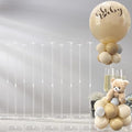 Acrylic Balloon Stands for Table Centerpieces, 10 Pack 31.5 Inch in 31.5 Inches in Gold, Silver