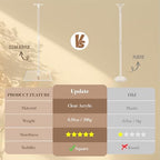 Acrylic Balloon Stands for Table Centerpieces, 10 Pack 31.5 Inch in 31.5 Inches in Gold, Silver, alternate view 4