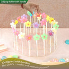 Acrylic Cake Pop Display Stand, Circle Lollipop Holder,3 TierCakepop Displaying Sweets, Cake Pops, Lollipops, alternate view