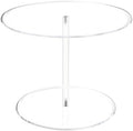 Acrylic Cake Stand, 10" Clear Mini Dessert Display for Wedding Party in Clear
