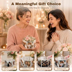 Acrylic Cake Stand with 6 Photo Panels for Tiered Cakes in Transparent, alternate view 5