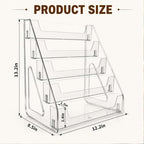 Acrylic Cookie Display Stand, 5-Tier Clear Dessert Display Rack for Cookies, Cupcakes & Pastries, Tiered Bakery, alternate