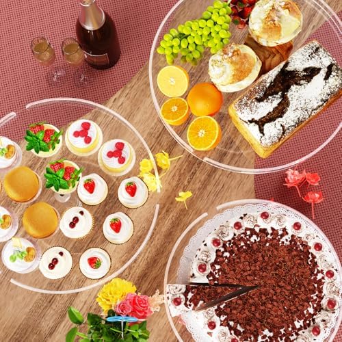 Acrylic Cupcake Stand, Clear Dessert Dessert Table Display Set, Cupcake Tower Holder Display with Base for, alternate view 2