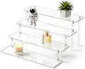 Acrylic Display Riser 4 Tier for Perfume, Figures & Cupcake in Clear
