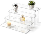 Acrylic Display Riser 4 Tier for Perfume, Figures & Cupcake in Clear