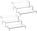 Acrylic Display Riser, 6 Pcs 12" Large Acrylic Risers in Clear