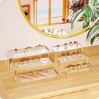 Acrylic Display Riser, 6 Pcs 9" Large Acrylic Risers, 2 Set Clear Rectangular Stands for Candy Dessert Cupcakes, alternate