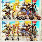 Acrylic Display Riser, 6 Pcs 9" Large Acrylic Risers, 2 Set Clear Rectangular Stands for Candy Dessert Cupcakes, alternate
