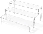 Acrylic Display Riser, Clear Perfume Organizer, 3 Tier Cupcake Stand in clear