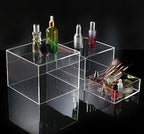 Acrylic Display Risers, 5-Sided Acrylic Riser with Hollow Bottoms, Perfect for Weddings, Cupcake Candy Food, alternate view 6
