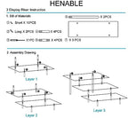 Acrylic Display Risers, Acrylic Perfume Stand Organizer, Clear Shelf Risers for Display Stands for Food, alternate view 6