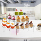 Acrylic Display Risers Cupcake Stand 1Pack Perfume Stand Organizer Dessert Table Display Set Catering Supplies, alternate