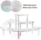 Acrylic Display Risers Cupcake Stand 1Pack Perfume Stand Organizer Dessert Table Display Set Catering Supplies, alternate