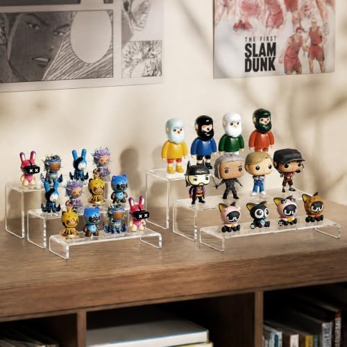 Acrylic Display Risers Stands, Display Shelf for Cupcakes,12" 3 PCS in Clear, alternate view 2