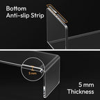 Acrylic Display Risers Stands, Display Shelf for Cupcakes,12" 3 PCS in Clear, alternate view 4