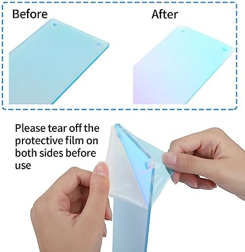Acrylic Display Stand, 3 Tier Iridescent Display Risers for Funko POP Figures, 9" Cupcakes Stand, Perfume, alternate view 7