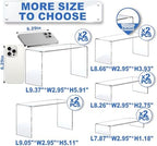Acrylic Risers Display Stands, Acrylic Stands for Display 10Pcs 2Set in 2 Set 4 Size in Clear 10 Pcs, alternate view 2