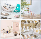 Acrylic Risers Display Stands, Acrylic Stands for Display 10Pcs 2Set in 2 Set 4 Size in Clear 10 Pcs, alternate view 5