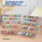 Acrylic Risers Display Stands, Acrylic Stands for Display 10Pcs 2Set in 2 Set 4 Size in Clear 10 Pcs, alternate view 6