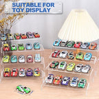 Acrylic Risers Display Stands, Acrylic Stands for Display 16Pcs 4Set in 2 Set 4 Size in Clear 16 Pcs, alternate view 6