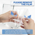 Acrylic Risers Display Stands, Acrylic Stands for Display 6Pcs 2Set in 2 Set 4 Size in Clear 6 Pcs, alternate view 6