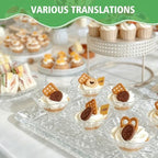 Acrylic Serving Trays, 4-Pack 15 x 11 Clear Party Platters, Reusable in Clear, alternate view 6