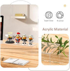Acrylic Shelf Riser 15x5.1x4 pack of 2, Clear Acrylic Stand for Figure, Cosmetics, Bags, Shoes, Toys, alternate view 3