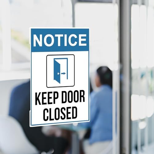 Acrylic Sign Holder 11 x 17 Wall Mount with Tape, 8 Pack Vertical in Clear, alternate view 2