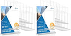 Acrylic Sign Holder 8.5 x 11 Inches, Double Sided Table Sign Holder (Pack of 2) in 8.5 x 11 Inches in Clear