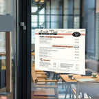 Acrylic Sign Holder 8.5 x 11 Wall Mount, 3 Pack Horizontal Display in clear, alternate view 7