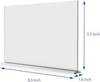 Acrylic Sign Holder 8.5x5.5 Inch 3 Pack Horizontal T Shape Double-Sided Desktop Display Holder. (Optional 8.5x11, alternate