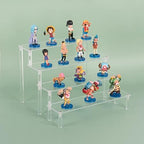 Acrylic Stands for Display,4 Tier Clear Cupcakes Perfumes Figurines Display Stand Risers Shelf for Decoration, alternate view